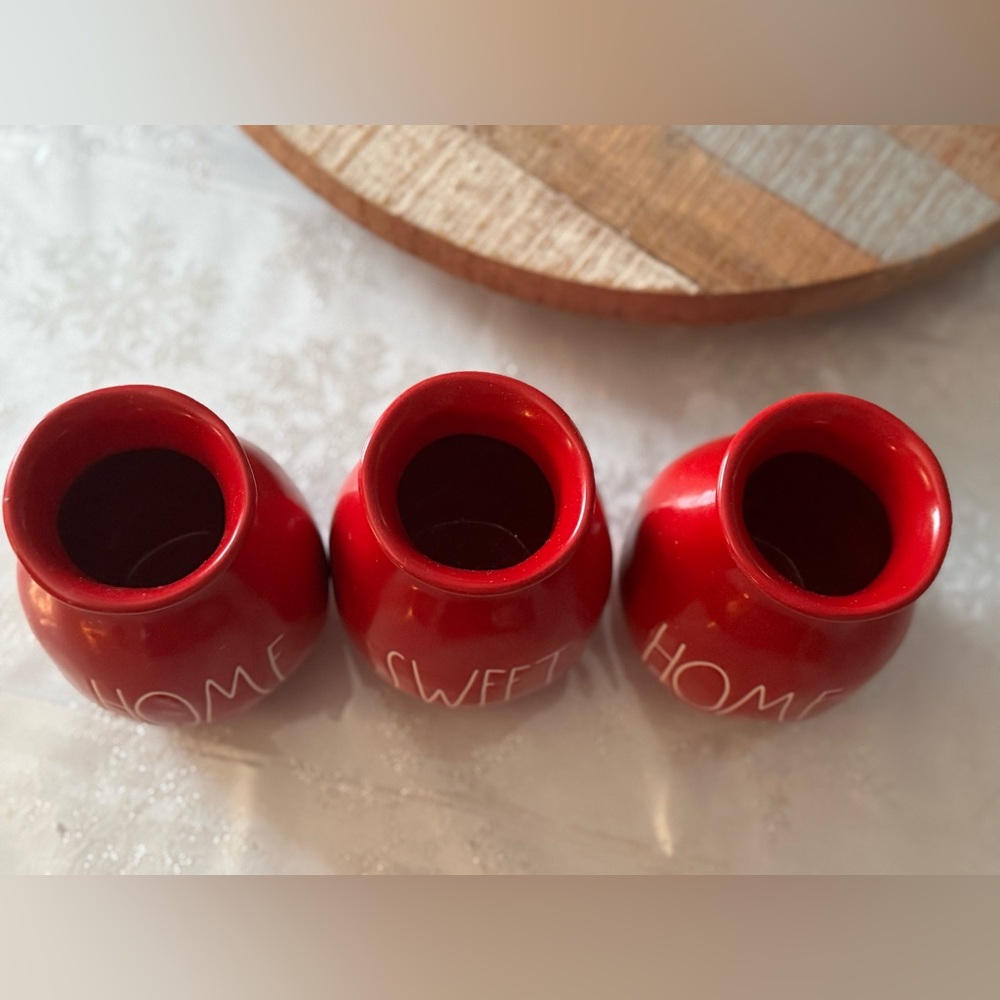 Red Rae Dunn Vases - Picture 2 of 2
